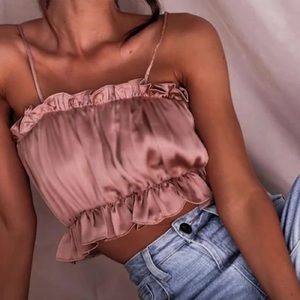 SILK PINK TOP